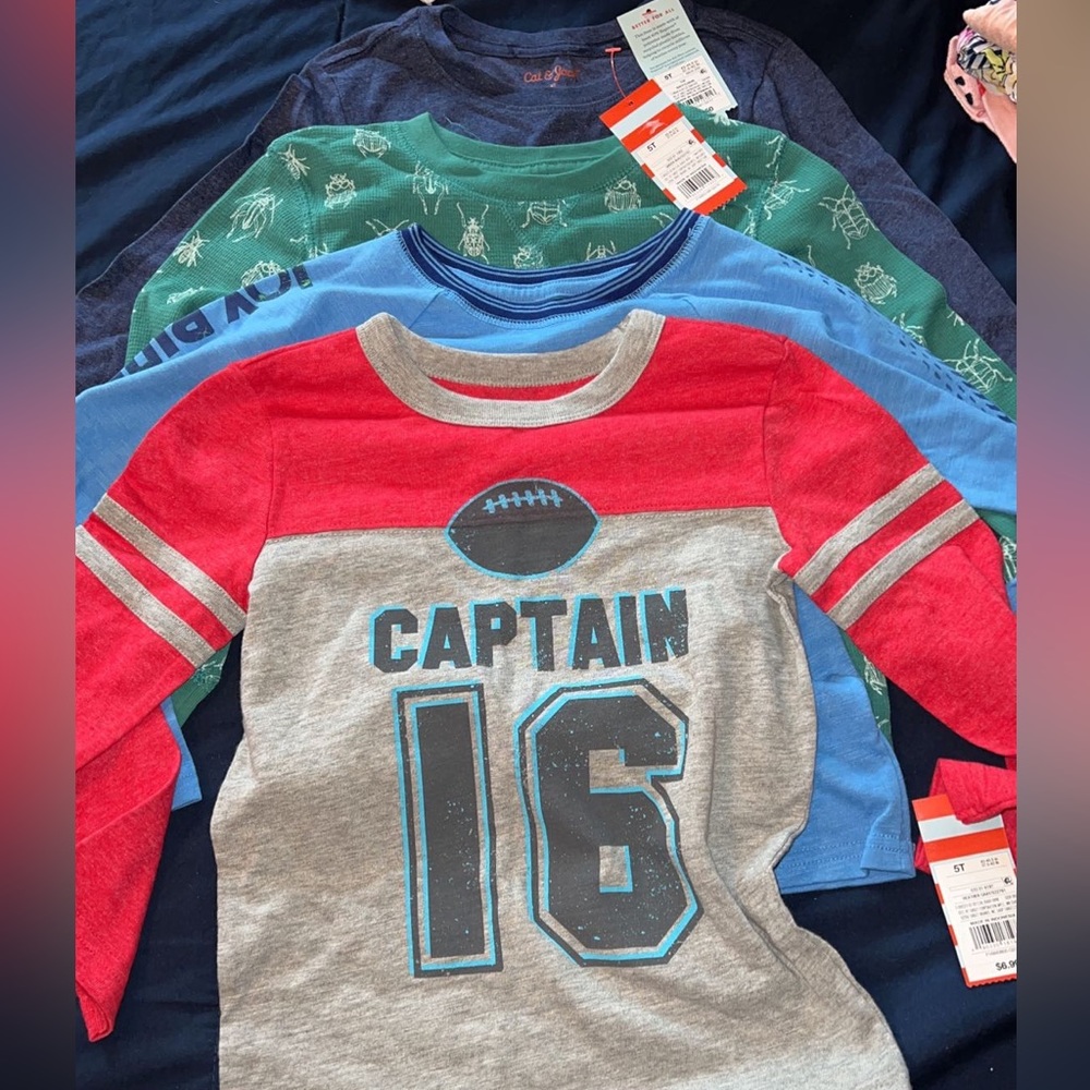 New Cat & Jack Boys Shirts